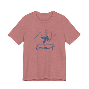 Vermont T Shirt - Vintage Ski Graphic Vermont Tee