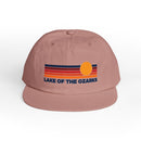 Lake of the Ozarks, Missouri retro sunset Surf Cap | vintage striped sun state hat-7