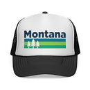 Montana Retro Trees Trucker Hat - Vintage Style Montana Cap-1