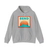 Bend, Oregon Mountain Sun Hoodie - Unisex Bend, Oregon Hooded Sweatshirt, Bend, Oregon Travel Sweatshirt, Bend, Oregon Sunset