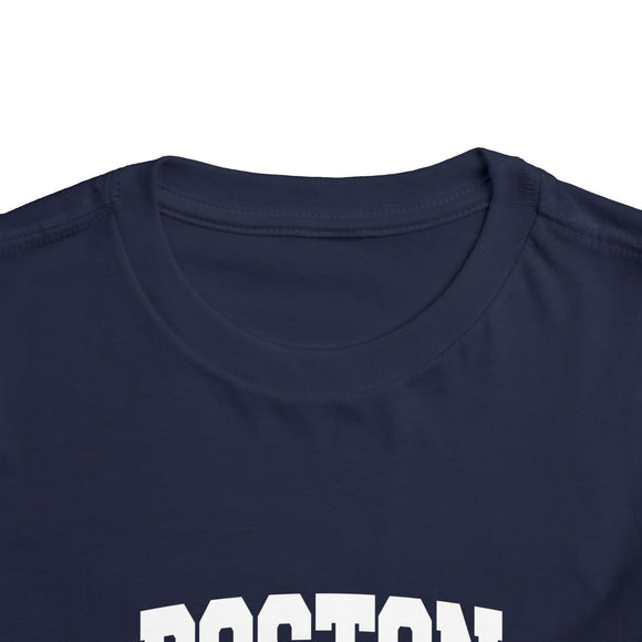 Boston, Massachusetts Toddler Graphic Tee - Kids Boston Vacation Shirt