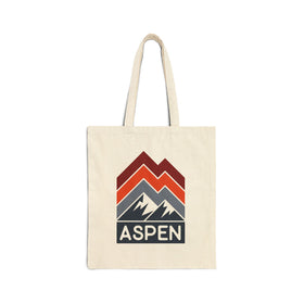 Aspen, Colorado Cotton Canvas Aspen Tote Bag