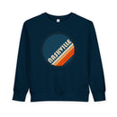 Nashville, Tennessee Toddler Sweatshirt - Retro Nashville Toddler Crewneck Sweatshirt-3