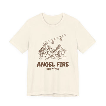 Angel Fire, New Mexico Mountain T-Shirt — Vintage Gondola Ski Mountain Tee