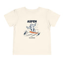 Aspen, Colorado Yeti Snowboard Toddler Tee-1
