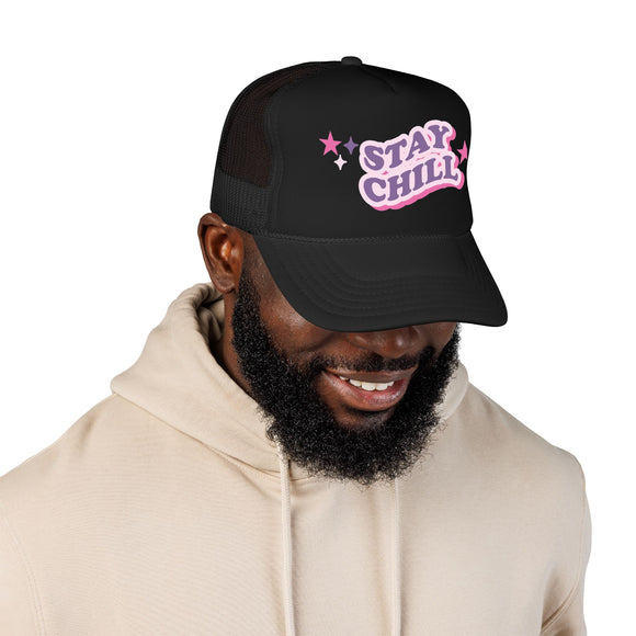 Stay Chill Trucker Hat Boho