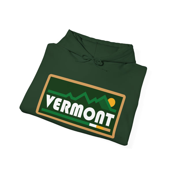 Vermont Hoodie - Sun Unisex Vermont Hoodie Graphic Sweatshirt