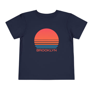 Brooklyn, New York Toddler T-Shirt - Retro 80s Toddler Brooklyn Shirt