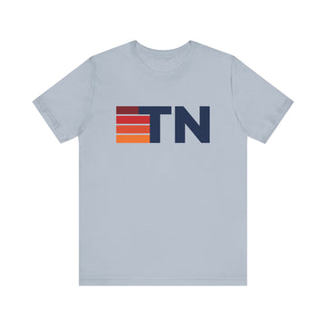 Buy light-blue Tennessee Retro Stripes T-Shirt | Tennessee State Tee