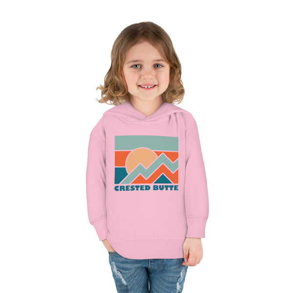 Crested Butte, Colorado Toddler Hoodie - Unisex Crested Butte Toddler Sweatshirt