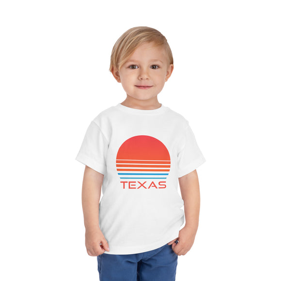 Texas Toddler T-Shirt - Retro 80s Unisex Toddler Texas Shirt