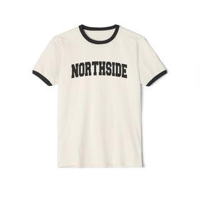 Northside Cotton Ringer Graphic Tee - Unisex Northside T Shirt, Vintage Style Tee, Men's/Women's Tee - 0