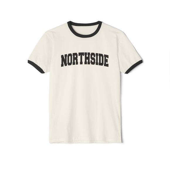 Northside Cotton Ringer Graphic Tee - Unisex Northside T Shirt, Vintage Style Tee, Men's/Women's Tee
