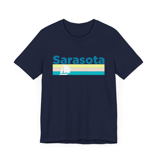 Sarasota, Florida T Shirt - Sailboat Graphic Tee