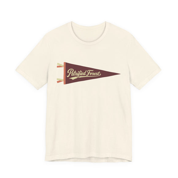 Petrified Forest National Park Pennant T-Shirt — Vintage Camp Flag Tee