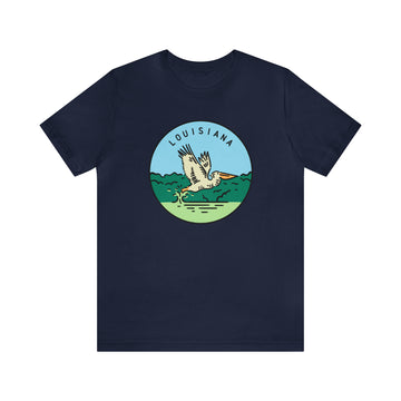 Buy navy Louisiana T-Shirt - Unisex Louisiana Shirt
