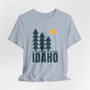 Idaho T Shirt - Retro Trees Idaho Tee-14