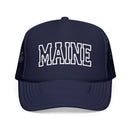 Maine Trucker Hat — Vintage College Foam Mesh Cap-1