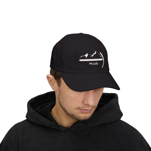 Moab, Utah Dad Hat - Embroidered Moab Classic Dad Cap