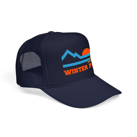 Winter Park, Colorado Trucker Hat - Winter Park Mountain Cap