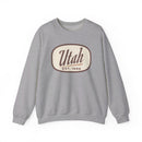 Utah Sweatshirt - Unisex Retro Utah Crewneck Sweatshirt-3