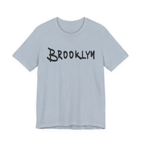 Buy light-blue Brooklyn, New York T-Shirt - Graffiti Text 100% Cotton