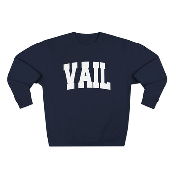 Buy navy Premium Vail, Colorado Retro Graphic Sweatshirt