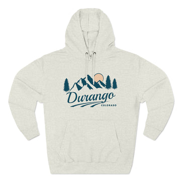 Buy oatmeal-heather Premium Durango, Colorado Hoodie - Unisex Durango Sweatshirt