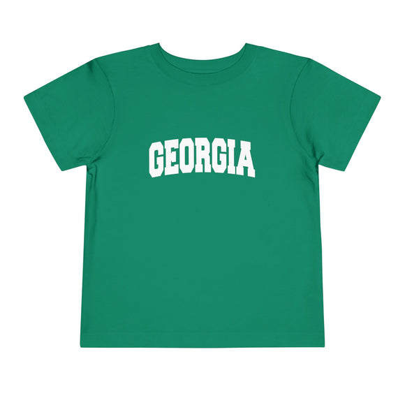 Georgia Toddler Graphic Tee - Kids Georgia Vacation T-Shirt