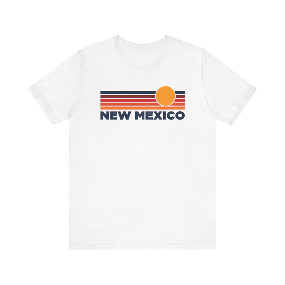 New Mexico T-Shirt Retro Sun Ombre Unisex Tee, Vintage New Mexico Tee, Mountain Sun Tee, New Mexico Souvenir Shirt