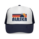 Alaska Retro Mountains Trucker Hat - Vintage Style Alaska Cap-4