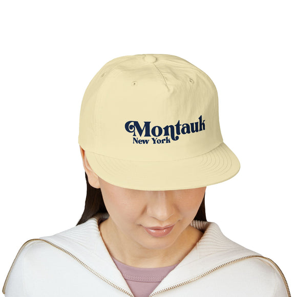 Montauk, New York Retro Surf Cap