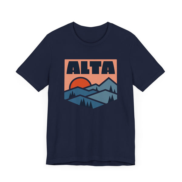 Alta, Utah T Shirt - Retro Graphic Tee