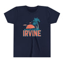 Irvine, California Youth Shirt - Retro Palm Tree Irvine Kid's T-Shirt-4