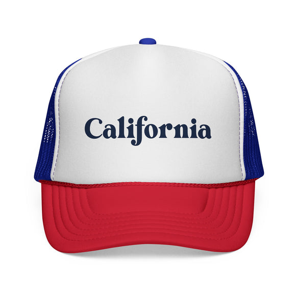 California Retro Mountains Trucker Hat