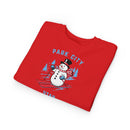 Park City, Utah Toddler Sweatshirt - Skiing Snowman Park City Toddler Crewneck Sweatshirt-19