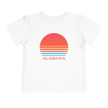 Alabama Toddler T-Shirt - Retro 80s Unisex Toddler Alabama Shirt - 0