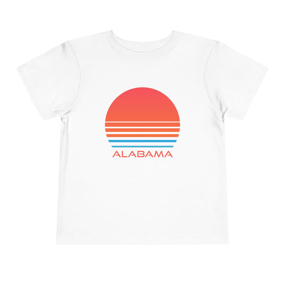 Alabama Toddler T-Shirt - Retro 80s Unisex Toddler Alabama Shirt