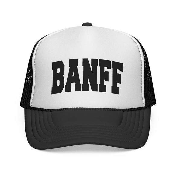 Banff, Canada Collegiate Style Trucker Hat