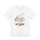 Mt Hood, Oregon Mountain T-Shirt — Vintage Gondola Ski Mountain Tee-2