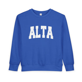 Alta, Utah Toddler Sweatshirt - Alta Toddler Crewneck Sweatshirt