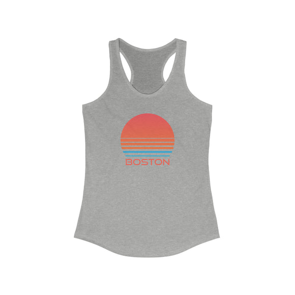 Boston, Massachusetts Women's Racerback Tank Top