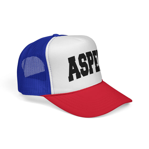 Aspen, Colorado Collegiate Style Trucker Hat