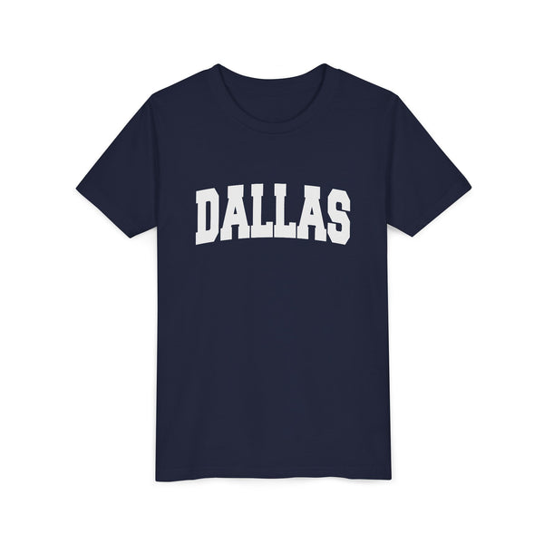 Dallas, Texas Youth Graphic Tee - Kids Dallas T Shirt