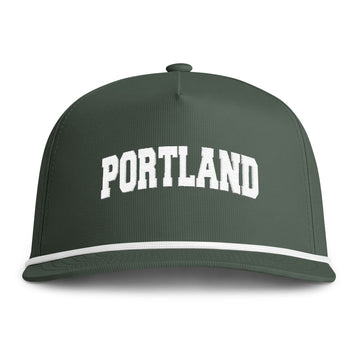 Buy moss Portland, Oregon Embroidered Rope Hat - Vintage Sunwashed Rope Cap, Comfort Colors