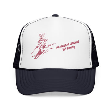 Buy navy-white-navy Steamboat Springs, Colorado Ski Bunny Foam Trucker Hat
