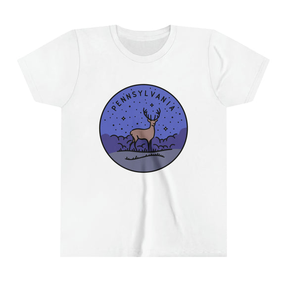 Pennsylvania Youth T-Shirt - Unisex Kids Pennsylvania Shirt