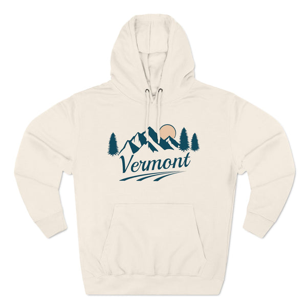 Premium Vermont Hoodie - Retro Unisex Sweatshirt