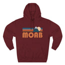 Moab, Utah Hoodie - Retro Mountain Unisex Sweatshirt-8