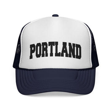 Buy dark-navy Portland, Oregon Collegiate Style Trucker Hat